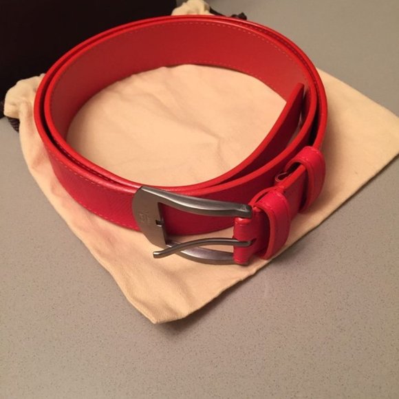 LV DAMIER INFINI BELT MAGMA ORANGE M9550 - Limited - Picture 2 of 6